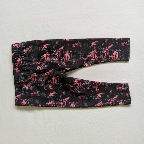 nike abstract print dri-fit sporty leggings 12 months baby girl - Picture 4 of 7
